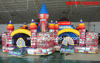 Melhor O projeto novo caçoa o castelo inflável com PVC de 0.55mm para o parque de diversões RQL-00203 para venda