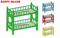 Melhor Mobília plástica da sala de aula do berçário da cama de beliche da mobília pré-escolar com cor diferente e padrão europeu para venda