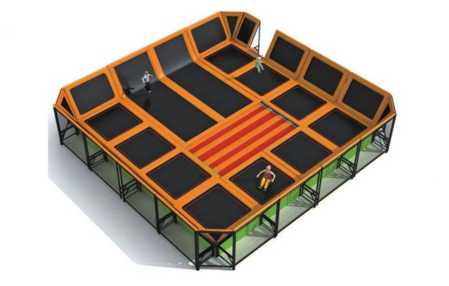 Grandes trampolins do projeto atrativo para as crianças internas e RKQ-5123B exterior