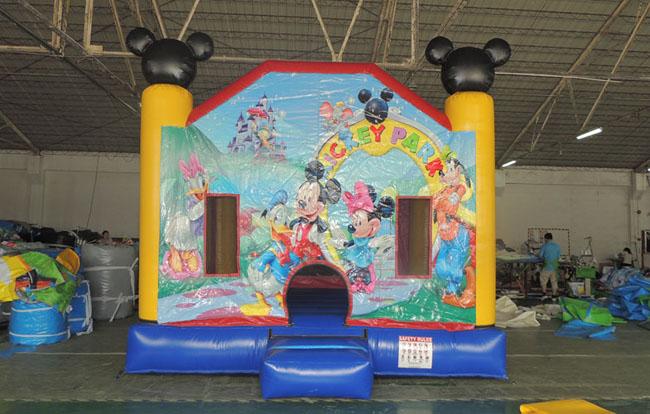 Divertimento de salto inflável exterior de Michy dos castelos das crianças para o parque de diversões RQL-00502