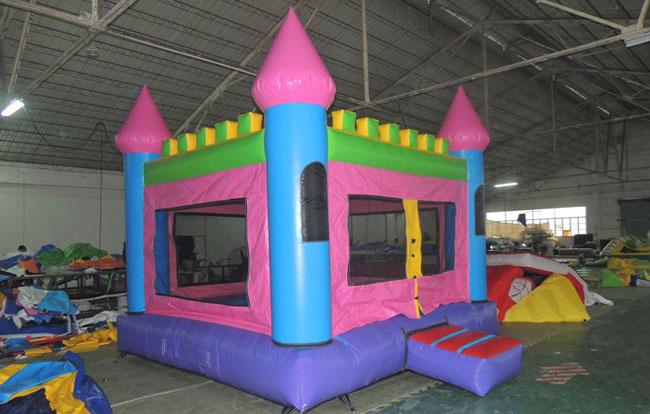 O salto comercial das crianças internas abriga o castelo com corrediça para o jardim de infância/partido RQL-00503 da família