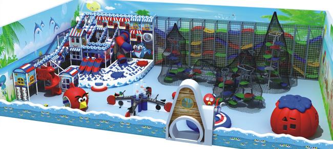 Campo de jogos interno para crianças, série do navio de pirata do equipamento do campo de jogos das crianças