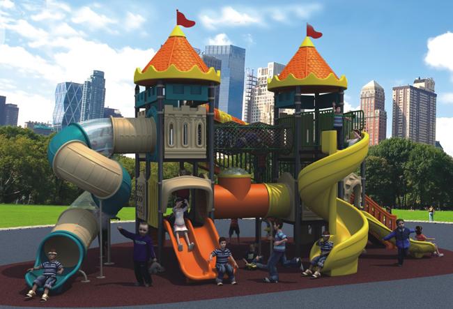 Equipamento plástico popular do campo de jogos da guarda das crianças para o parque