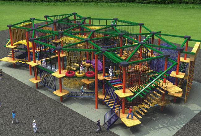 Campo de jogos exterior seguro da aventura para o parque/escola/alameda