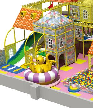 Equipamento interno do campo de jogos da criança da criança com série material do castelo do produto comestível LLDPE