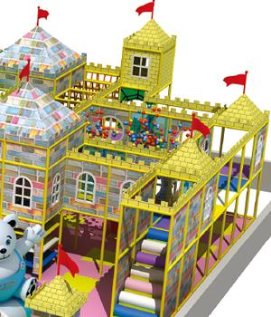 Equipamento interno do campo de jogos da criança da criança com série material do castelo do produto comestível LLDPE
