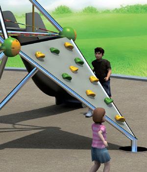 Crianças exteriores que escalam o equipamento para as crianças, quadros de escalada do jardim das crianças para o parque de diversões