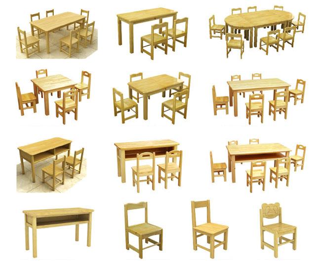 Tabela de madeira contínua da mobília da sala de aula do jardim de infância para as crianças que aprendem