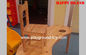 Mobília da sala de aula do jardim de infância da folhosa, as cadeiras das crianças de madeira contínuas fornecedor 